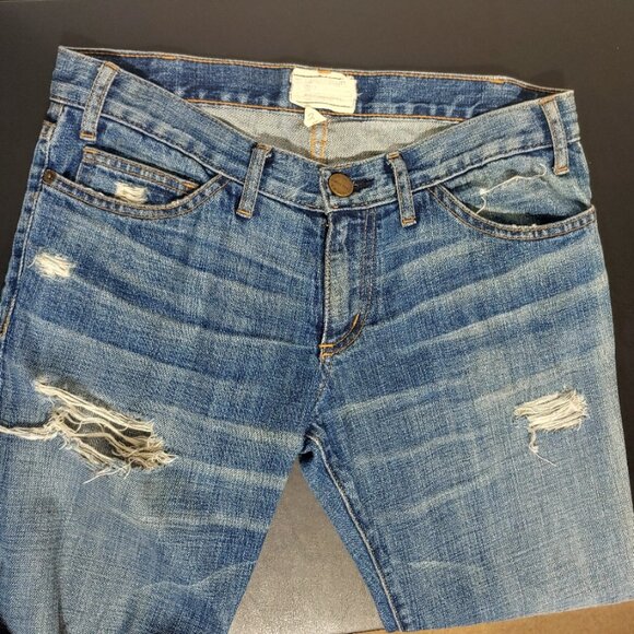 Current Elliott Loved Destroyed Jeans Sz 27 W31 x L32 - Picture 5 of 8